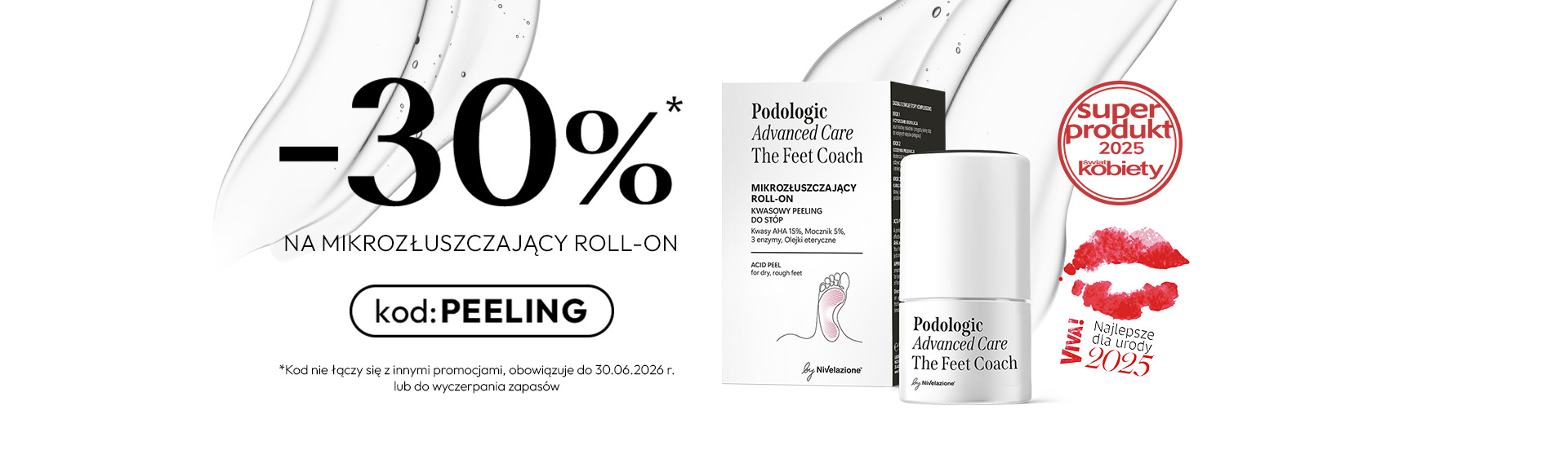 Podologic Advanced Care Kwasowy peeling do st&oacute;p -30% kod: peeling